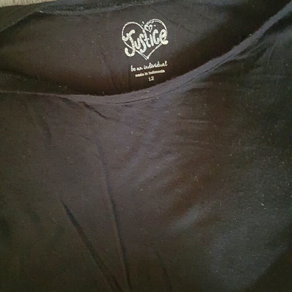 Flowy Sheer Black Top - Picture 2 of 3